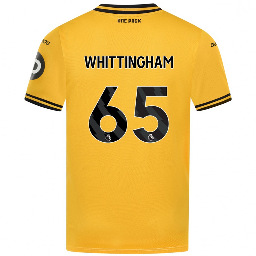 Enfant Football Maillot Matthew Whittingham #65 Jaune Tenues Domicile 2024/25