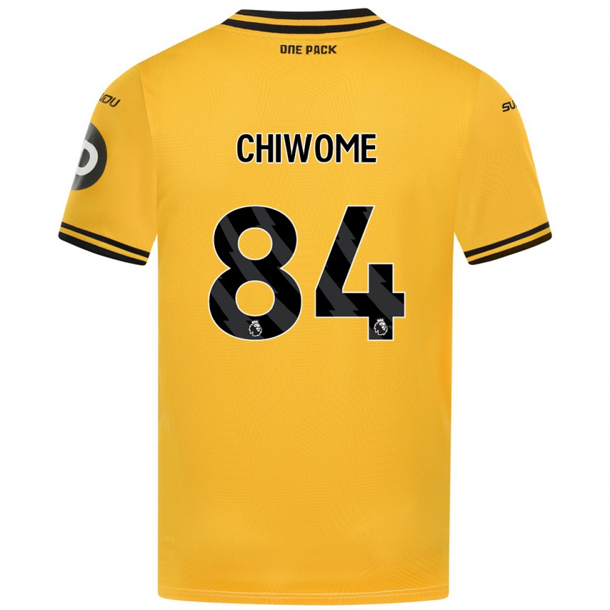 Enfant Football Maillot Leon Chiwome #84 Jaune Tenues Domicile 2024/25