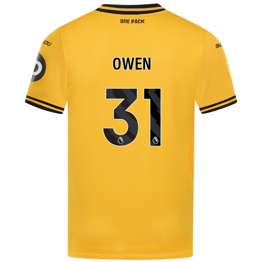 Enfant Football Maillot Skye Owen #31 Jaune Tenues Domicile 2024/25