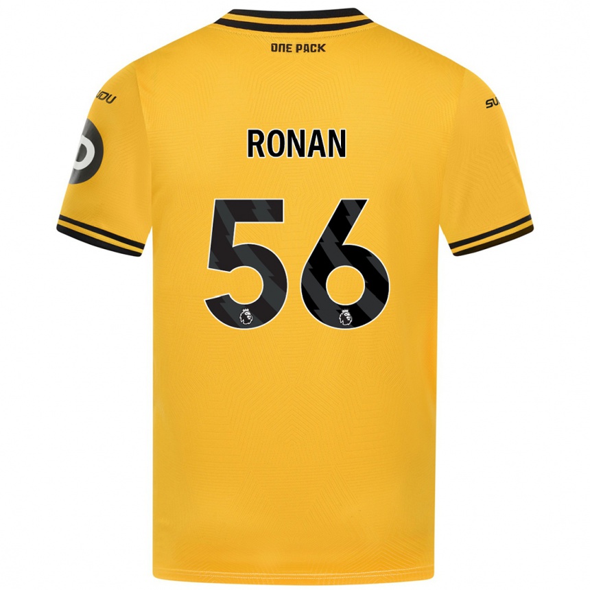 Enfant Football Maillot Connor Ronan #56 Jaune Tenues Domicile 2024/25