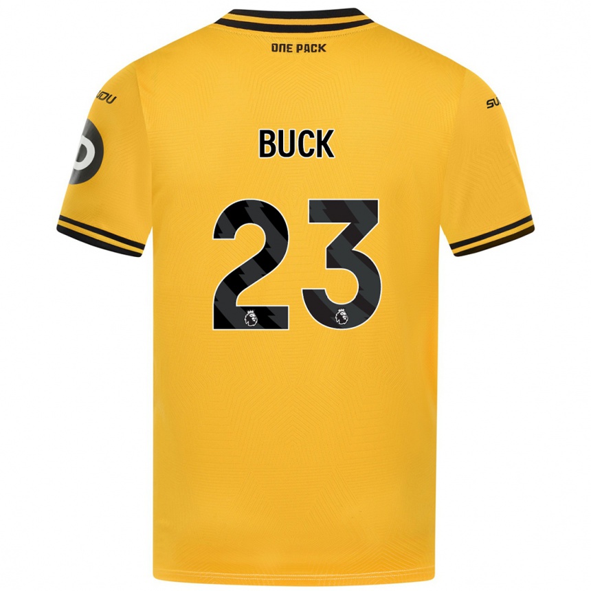 Enfant Football Maillot Alex Buck #23 Jaune Tenues Domicile 2024/25