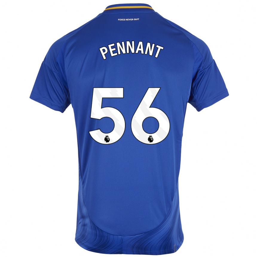 Enfant Football Maillot Terrell Pennant #56 Bleu Blanc Tenues Domicile 2024/25