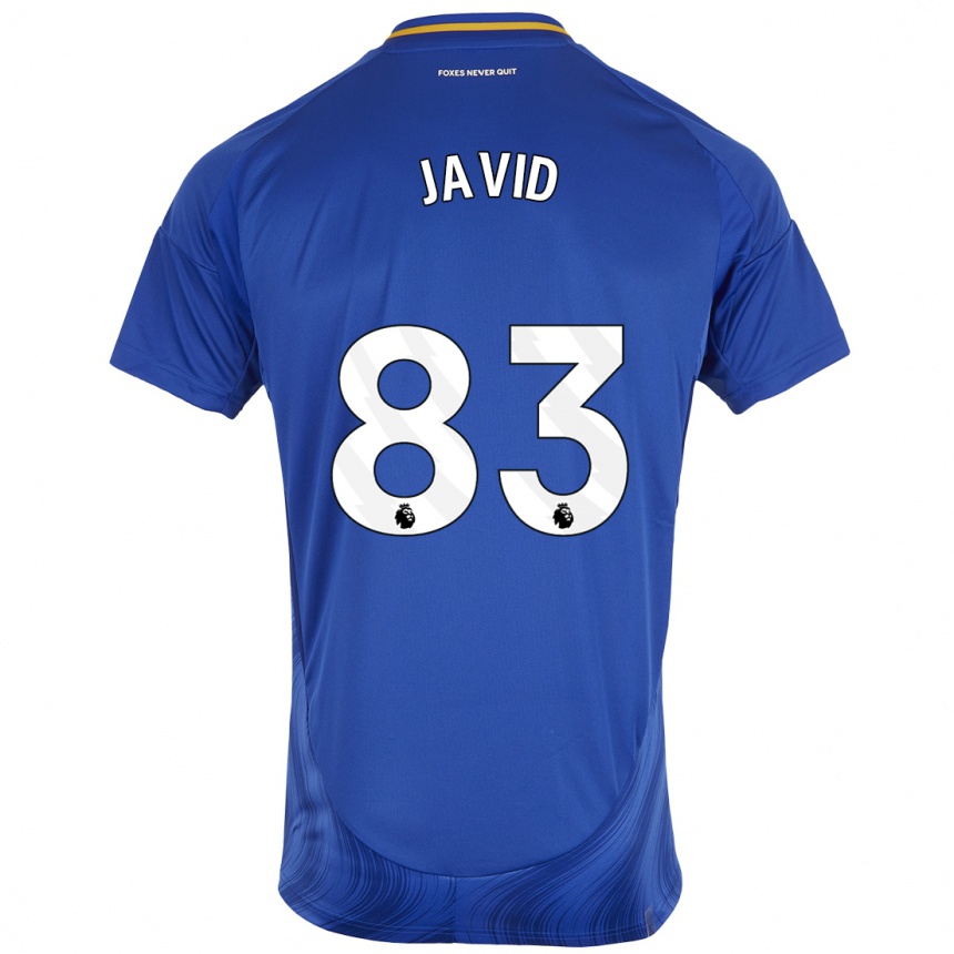 Enfant Football Maillot Abdullah Javid #83 Bleu Blanc Tenues Domicile 2024/25