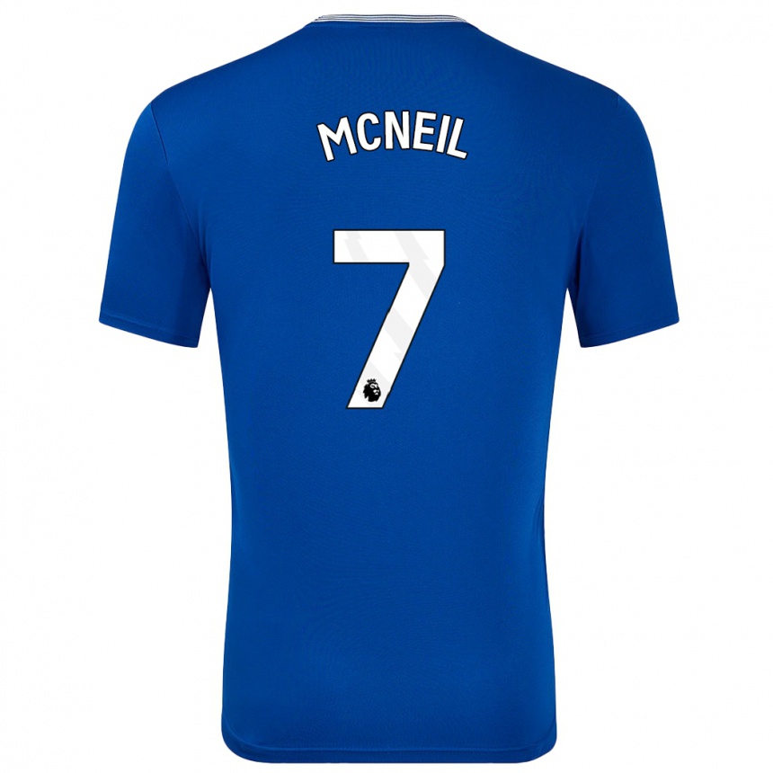 Enfant Football Maillot Dwight Mcneil #7 Bleu Avec Tenues Domicile 2024/25