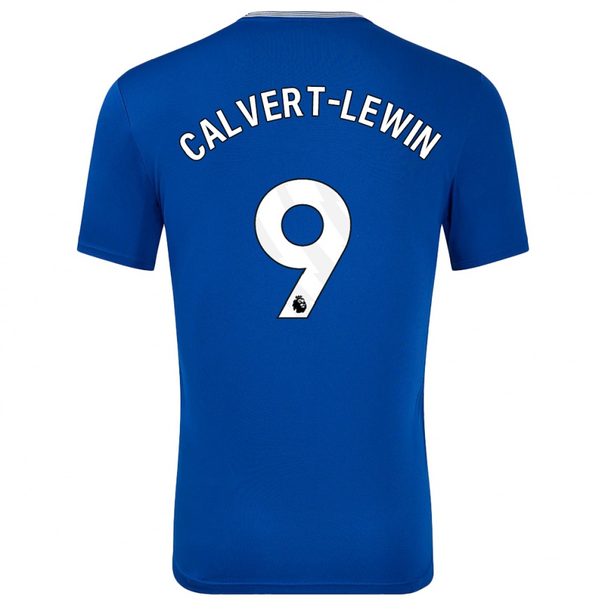 Enfant Football Maillot Dominic Calvert-Lewin #9 Bleu Avec Tenues Domicile 2024/25