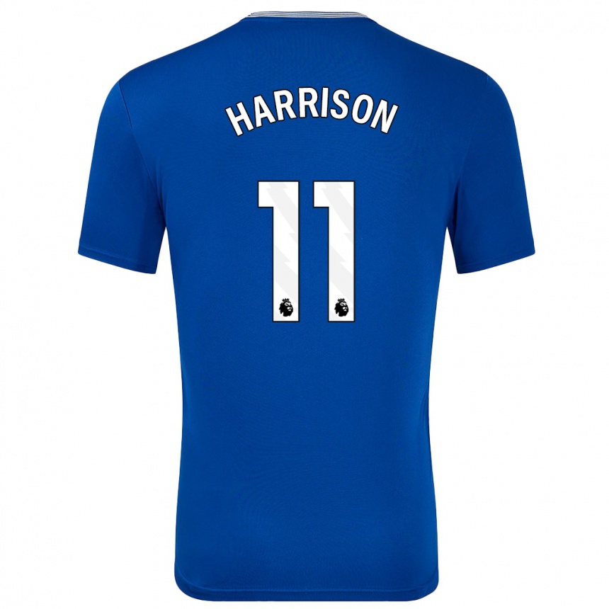 Enfant Football Maillot Jack Harrison #11 Bleu Avec Tenues Domicile 2024/25