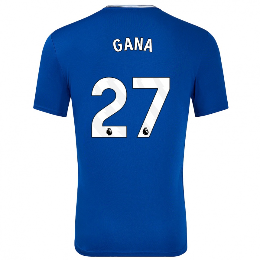 Enfant Football Maillot Idrissa Gueye #27 Bleu Avec Tenues Domicile 2024/25