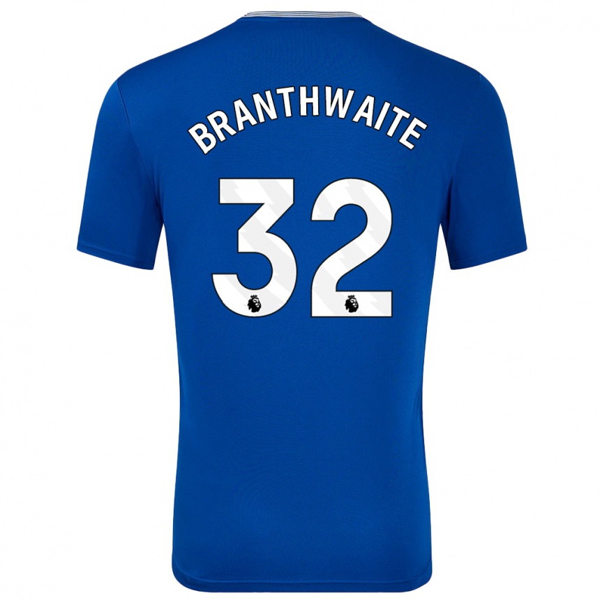 Enfant Football Maillot Jarrad Branthwaite #32 Bleu Avec Tenues Domicile 2024/25