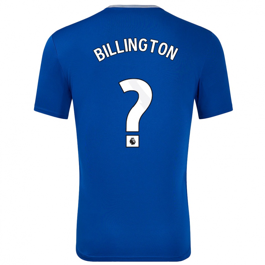 Enfant Football Maillot Harvey Billington #0 Bleu Avec Tenues Domicile 2024/25