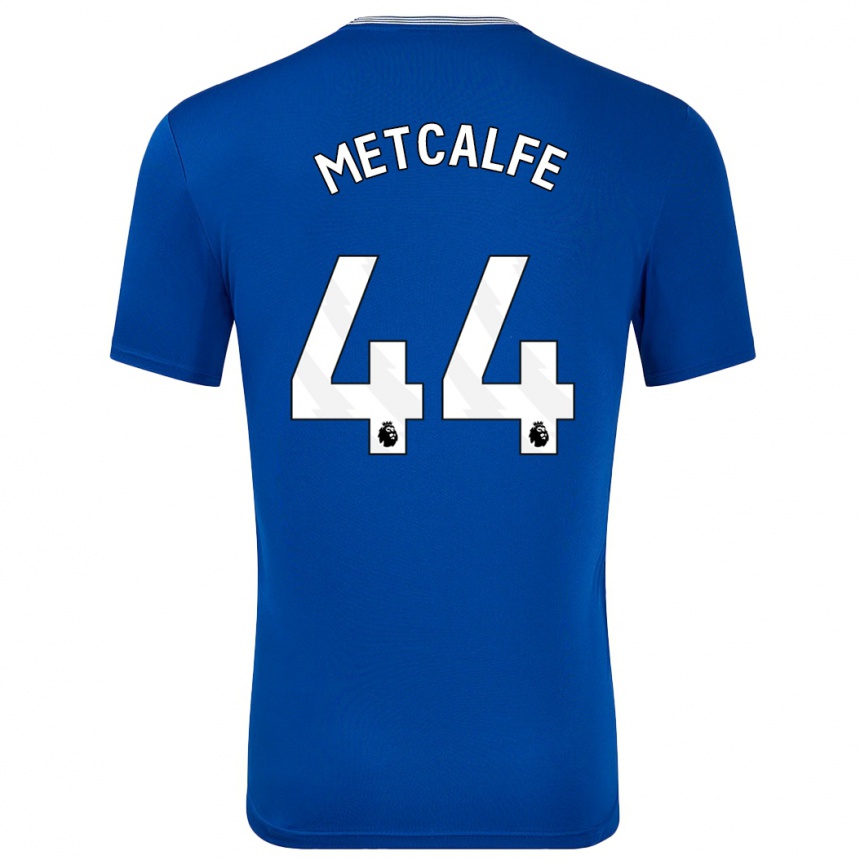 Enfant Football Maillot Jenson Metcalfe #44 Bleu Avec Tenues Domicile 2024/25