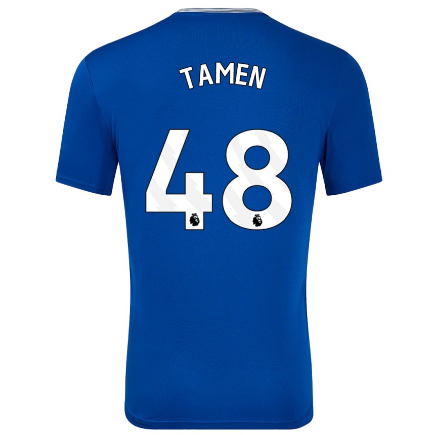 Enfant Football Maillot William Tamen #48 Bleu Avec Tenues Domicile 2024/25