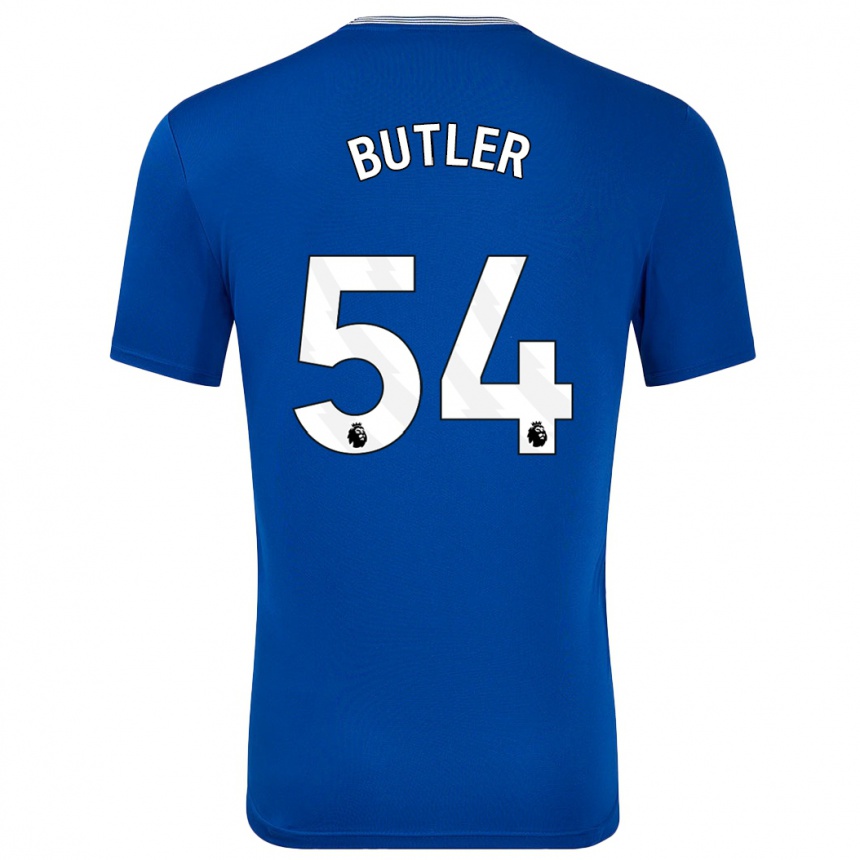 Enfant Football Maillot Jack Butler #54 Bleu Avec Tenues Domicile 2024/25