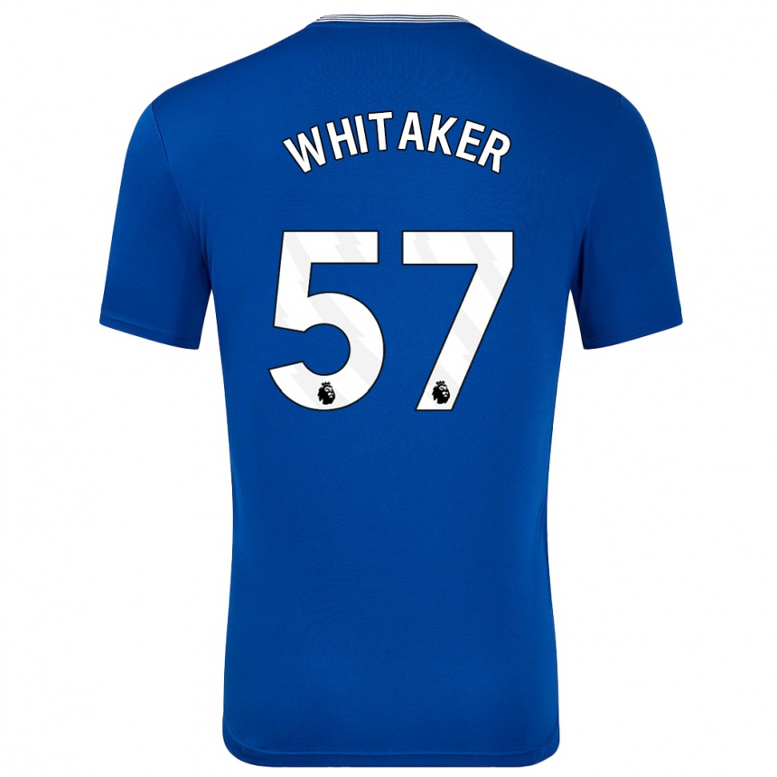 Enfant Football Maillot Charlie Whitaker #57 Bleu Avec Tenues Domicile 2024/25