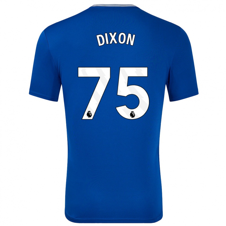 Enfant Football Maillot Roman Dixon #75 Bleu Avec Tenues Domicile 2024/25