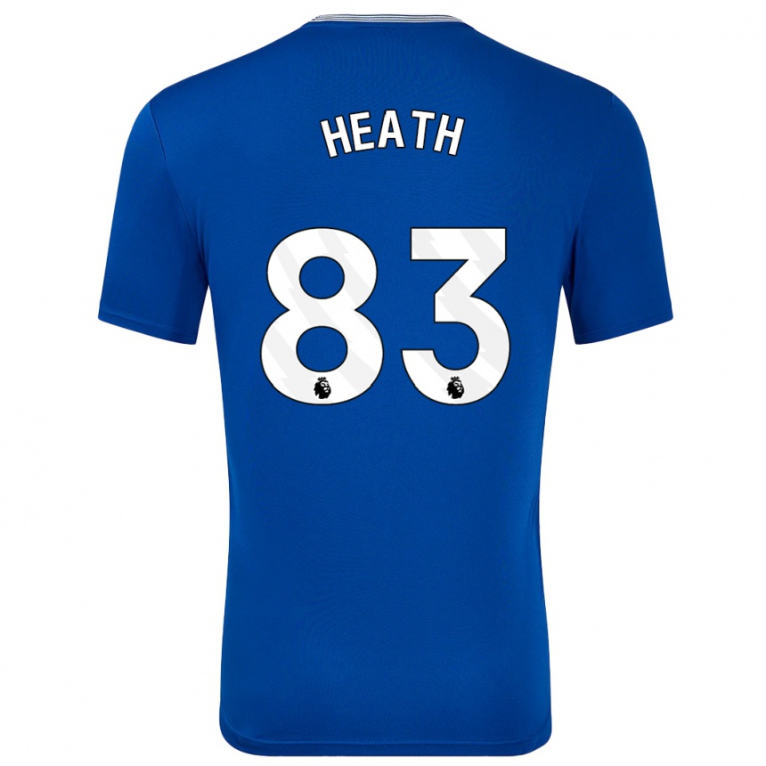 Enfant Football Maillot Isaac Heath #83 Bleu Avec Tenues Domicile 2024/25