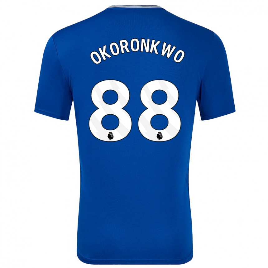 Enfant Football Maillot Francis Okoronkwo #88 Bleu Avec Tenues Domicile 2024/25