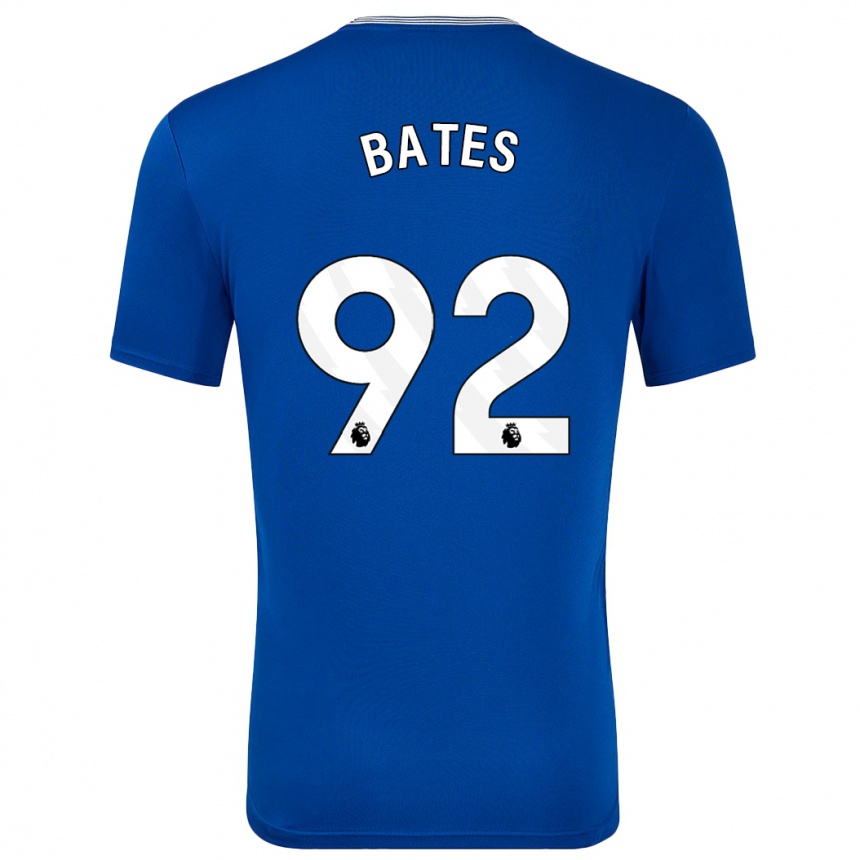 Enfant Football Maillot Callum Bates #92 Bleu Avec Tenues Domicile 2024/25