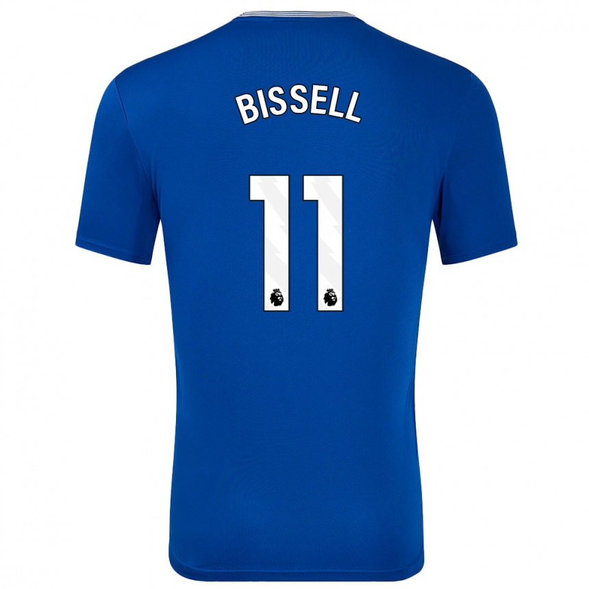 Enfant Football Maillot Emma Bissell #11 Bleu Avec Tenues Domicile 2024/25