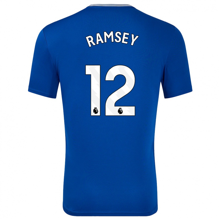 Enfant Football Maillot Emily Ramsey #12 Bleu Avec Tenues Domicile 2024/25