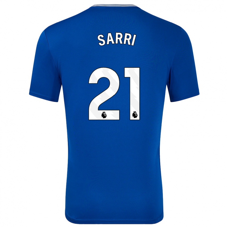 Enfant Football Maillot Veatriki Sarri #21 Bleu Avec Tenues Domicile 2024/25