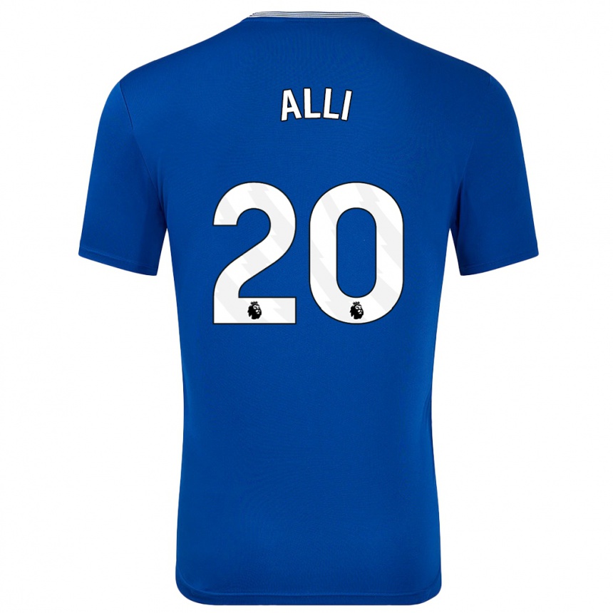 Enfant Football Maillot Dele Alli #20 Bleu Avec Tenues Domicile 2024/25