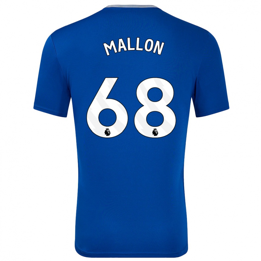 Enfant Football Maillot Mathew Mallon #68 Bleu Avec Tenues Domicile 2024/25