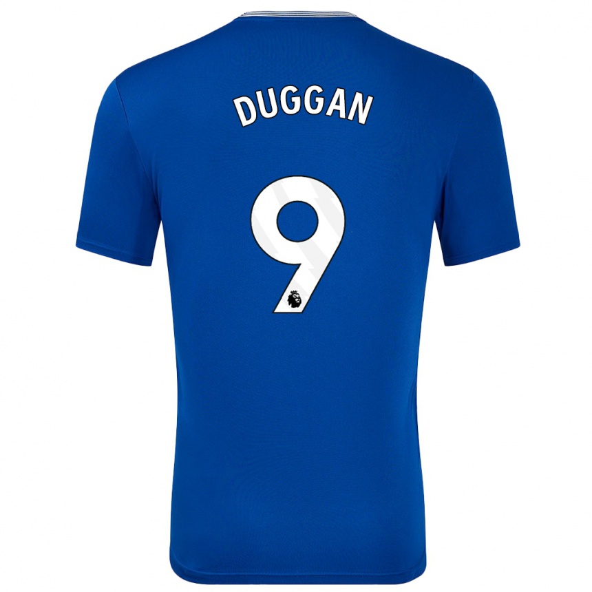 Enfant Football Maillot Toni Duggan #9 Bleu Avec Tenues Domicile 2024/25