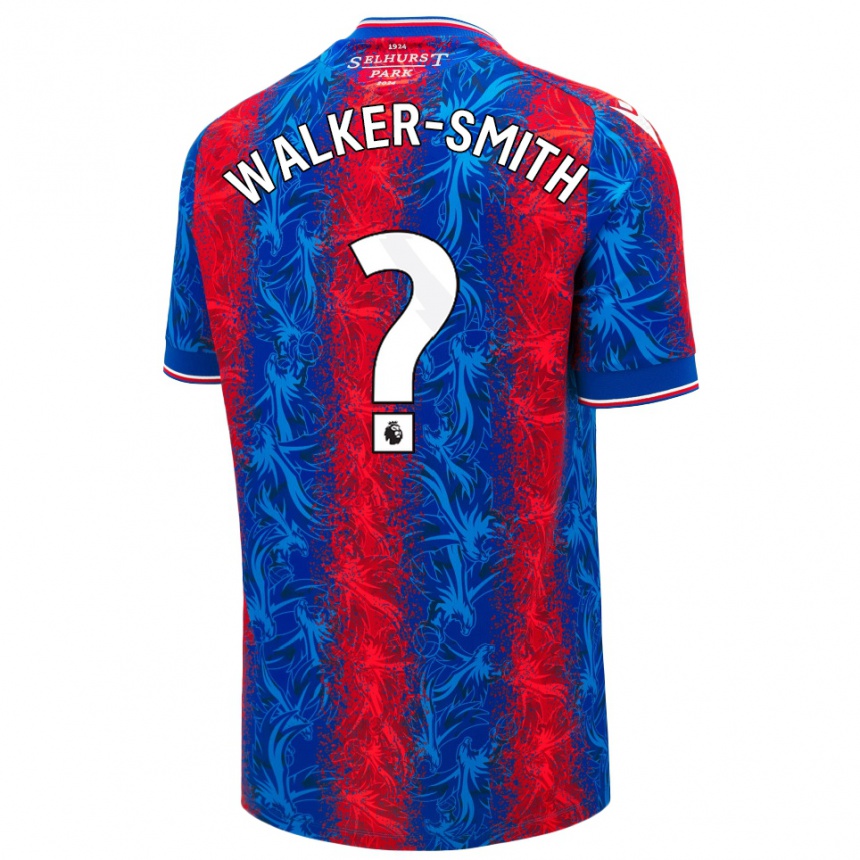 Enfant Football Maillot Charlie Walker-Smith #0 Rayures Rouges Et Bleues Tenues Domicile 2024/25