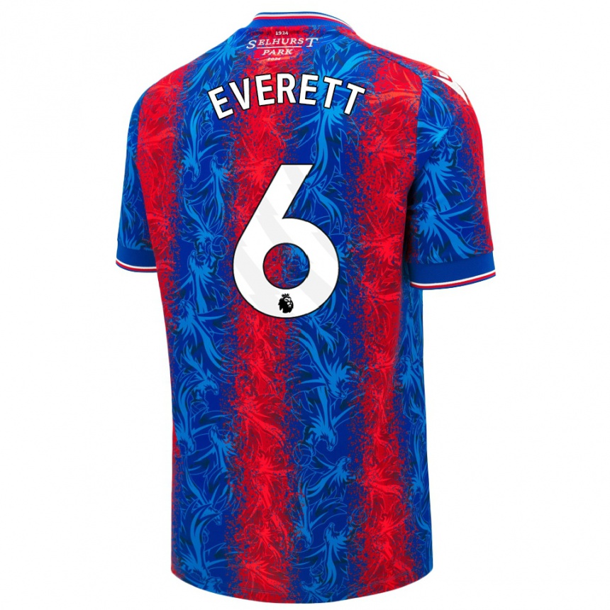 Enfant Football Maillot Aimee Everett #6 Rayures Rouges Et Bleues Tenues Domicile 2024/25