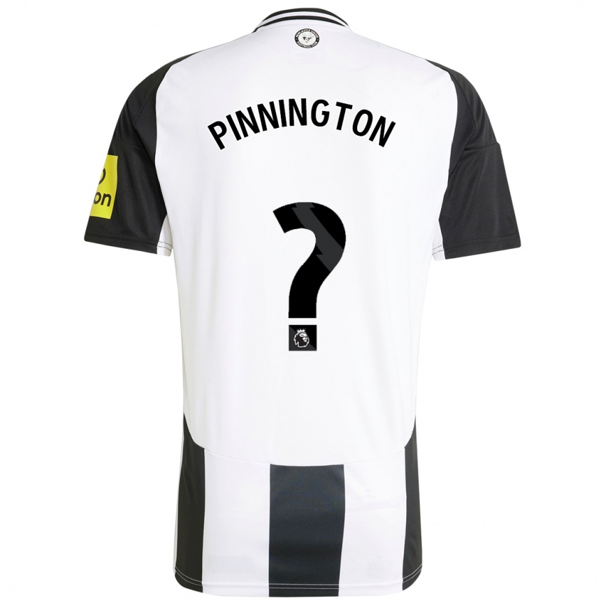 Enfant Football Maillot Sam Pinnington #0 Blanc Noir Tenues Domicile 2024/25