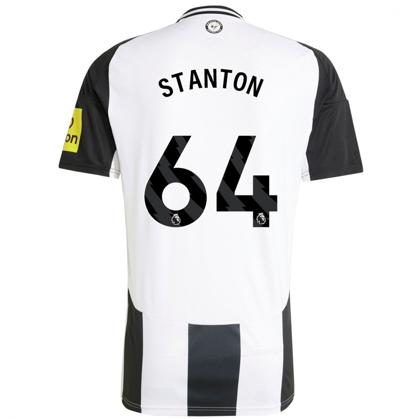 Enfant Football Maillot Ellis Stanton #64 Blanc Noir Tenues Domicile 2024/25