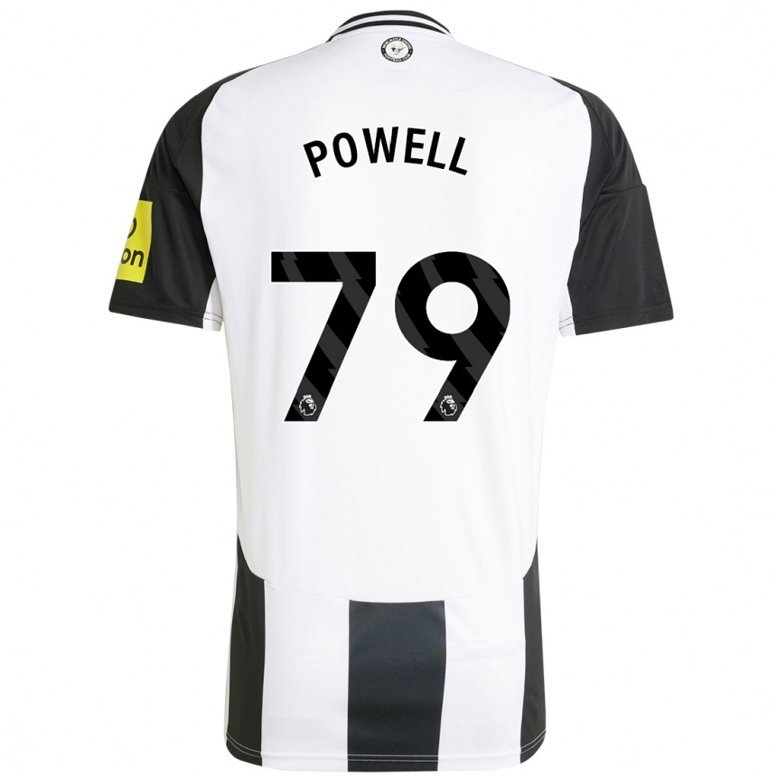 Enfant Football Maillot Rory Powell #79 Blanc Noir Tenues Domicile 2024/25