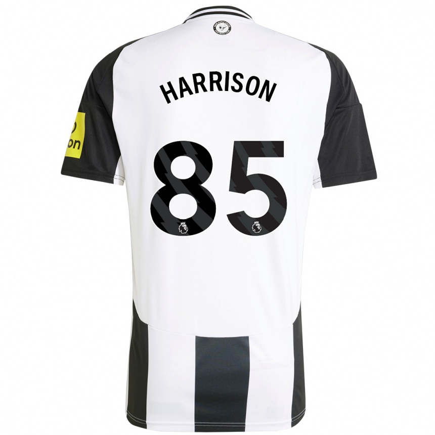 Enfant Football Maillot Adam Harrison #85 Blanc Noir Tenues Domicile 2024/25