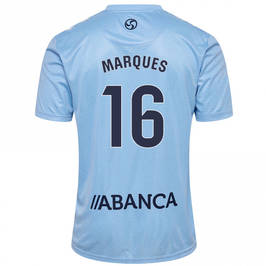 Enfant Football Maillot 
Jailson Marques Siqueira #16 Bleu Ciel Tenues Domicile 2024/25