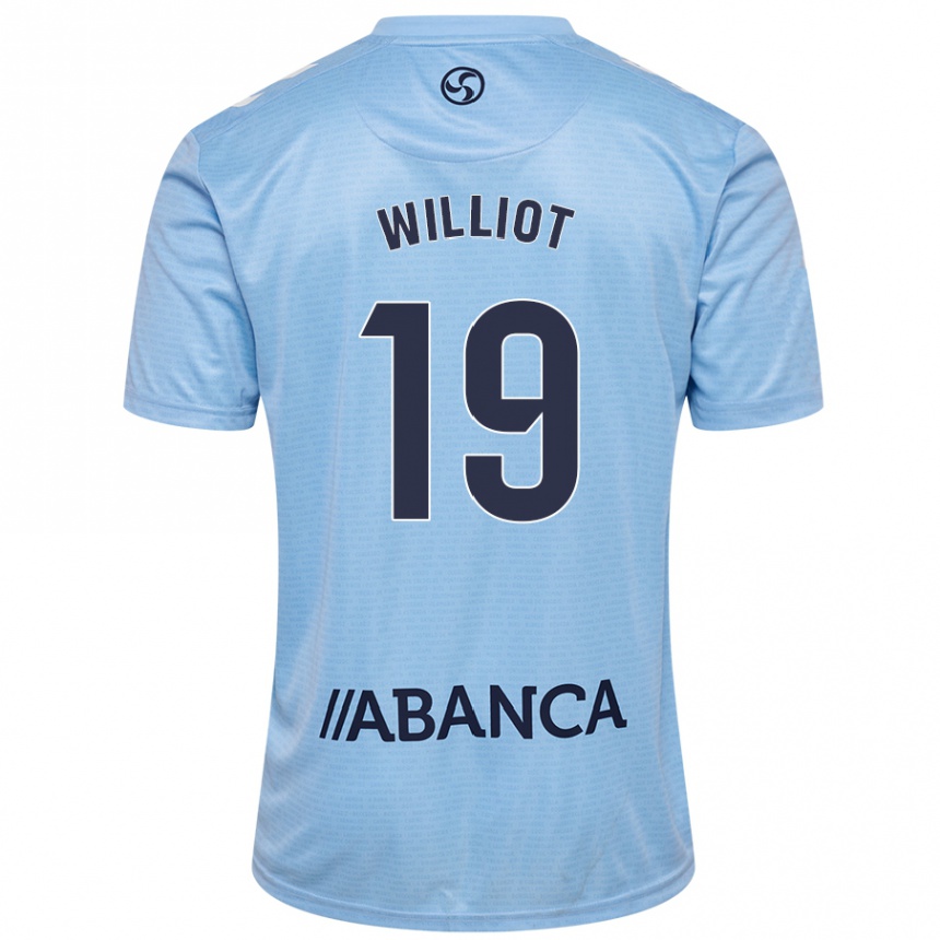 Enfant Football Maillot Williot Swedberg #19 Bleu Ciel Tenues Domicile 2024/25