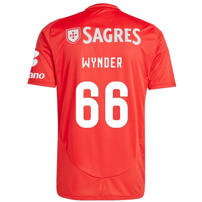 Enfant Football Maillot Joshua Wynder #66 Rouge Blanc Tenues Domicile 2024/25