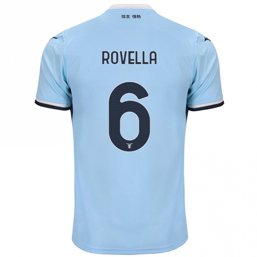 Enfant Football Maillot Nicolo Rovella #6 Bleu Tenues Domicile 2024/25