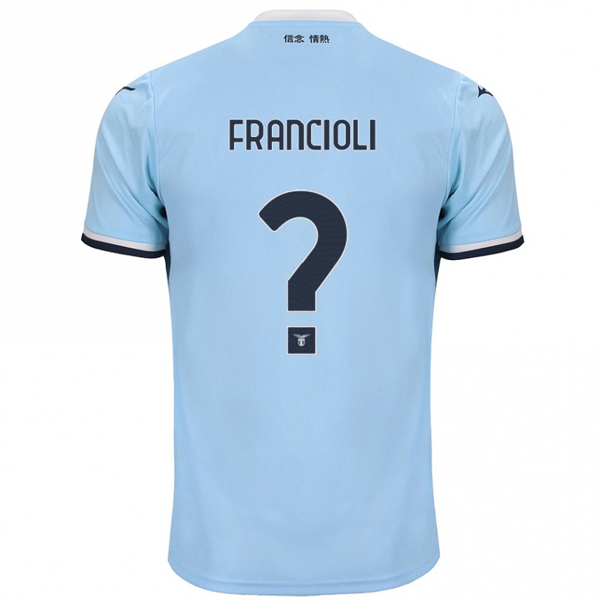 Enfant Football Maillot Diego Francioli #0 Bleu Tenues Domicile 2024/25