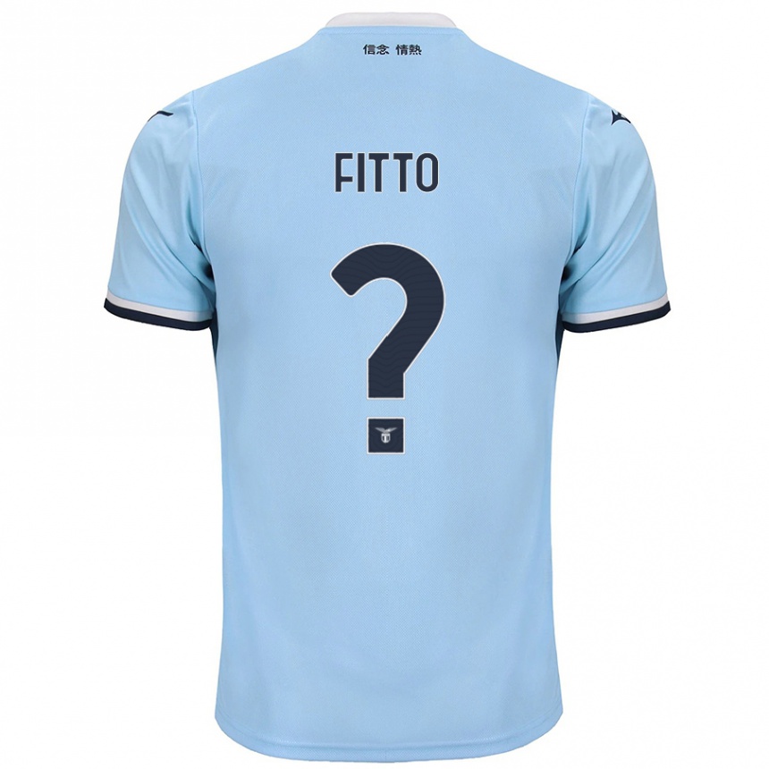 Enfant Football Maillot Gabriele Fitto #0 Bleu Tenues Domicile 2024/25