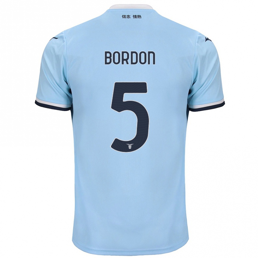 Enfant Football Maillot Filipe Bordon #5 Bleu Tenues Domicile 2024/25