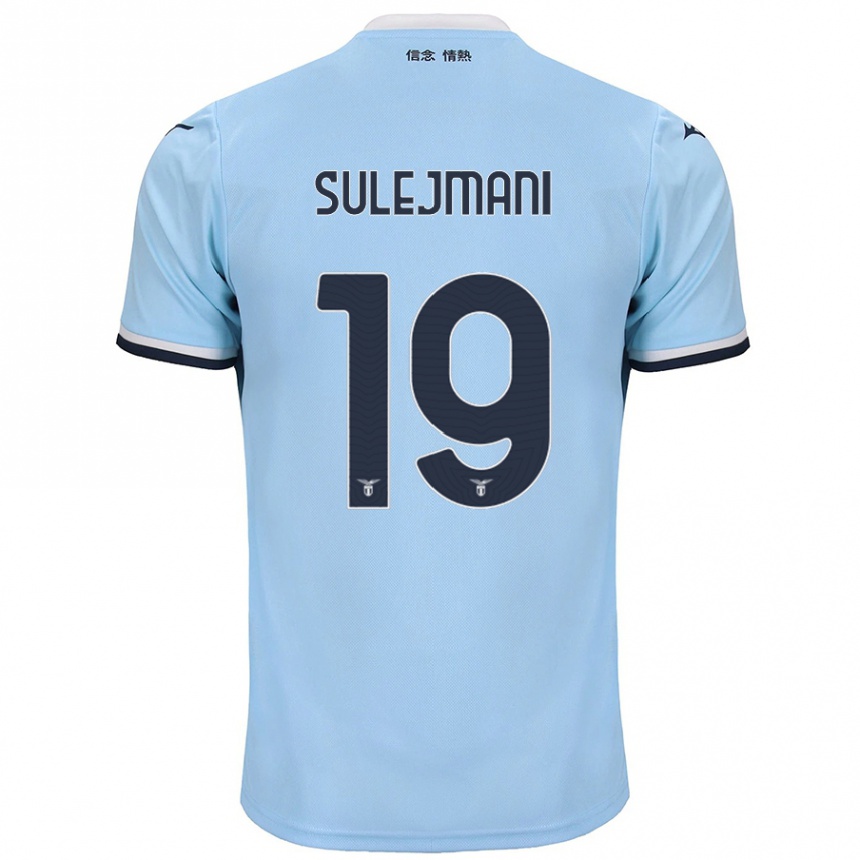 Enfant Football Maillot Flavio Sulejmani #19 Bleu Tenues Domicile 2024/25