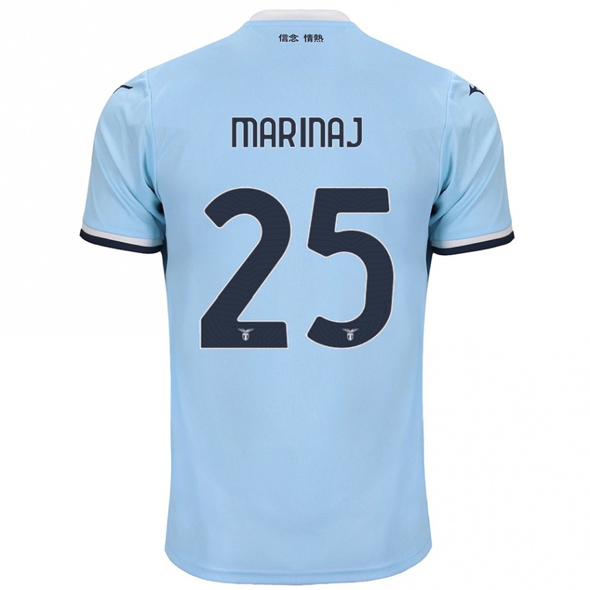 Enfant Football Maillot Kledi Marinaj #25 Bleu Tenues Domicile 2024/25