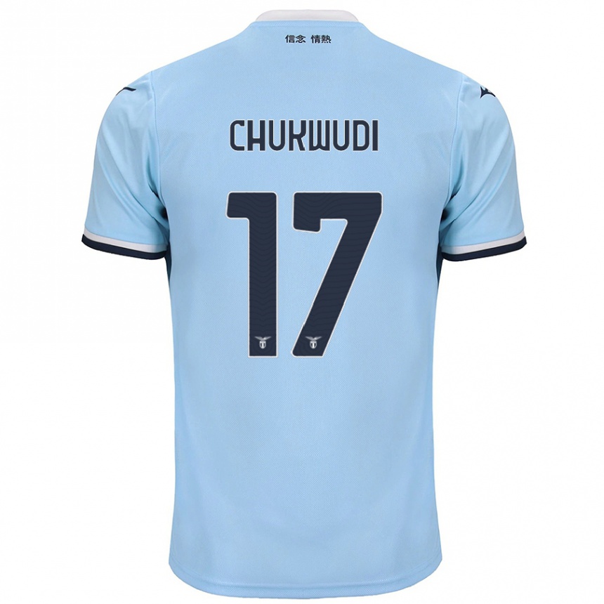 Enfant Football Maillot Ogonna Franca Chukwudi #17 Bleu Tenues Domicile 2024/25