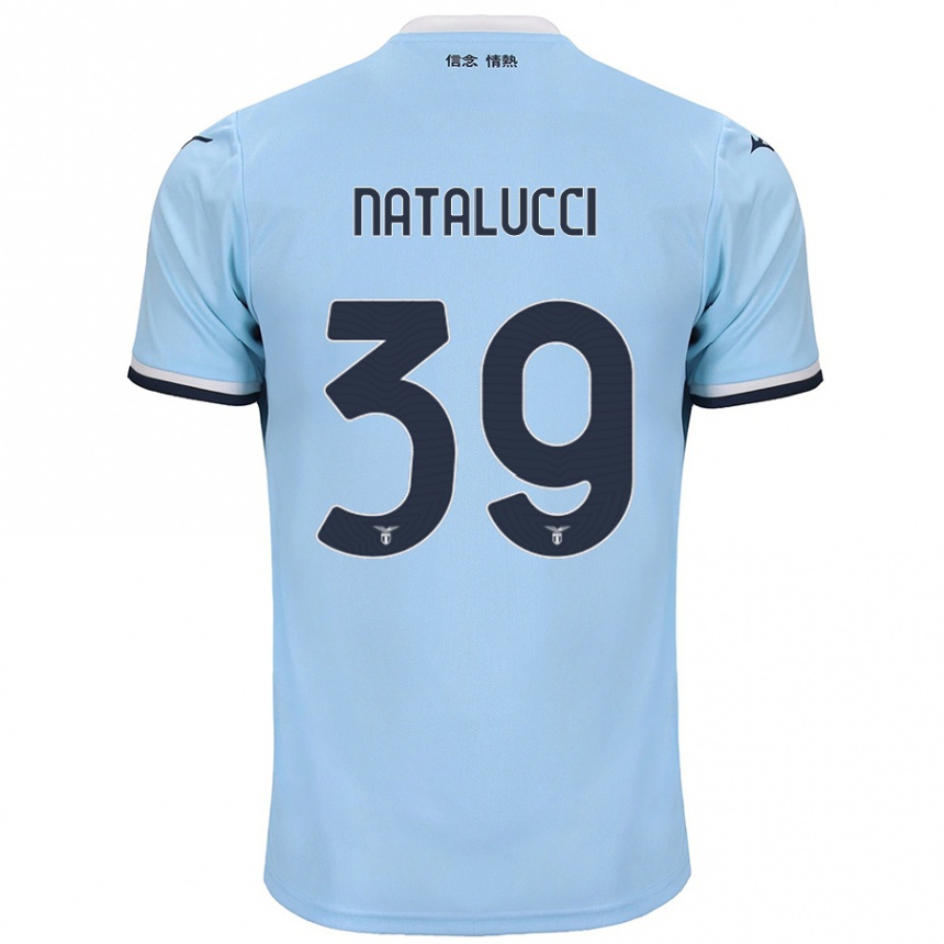 Enfant Football Maillot Serena Natalucci #39 Bleu Tenues Domicile 2024/25