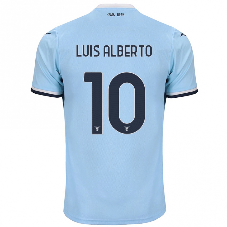 Enfant Football Maillot Luis Alberto #10 Bleu Tenues Domicile 2024/25