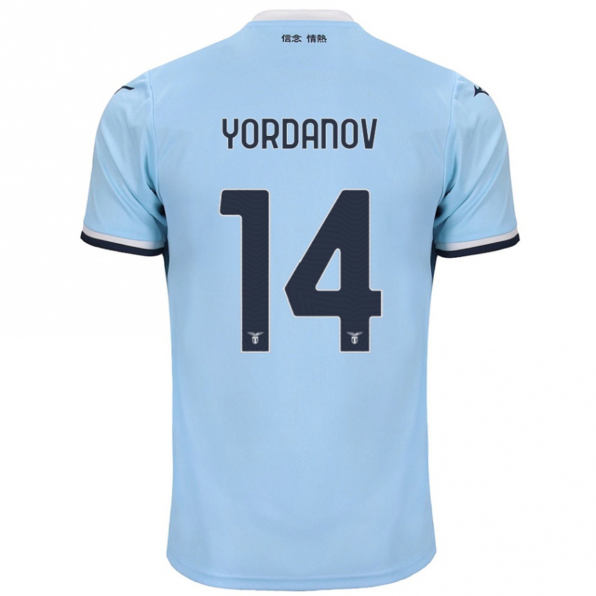 Enfant Football Maillot Damyan Yordanov #14 Bleu Tenues Domicile 2024/25