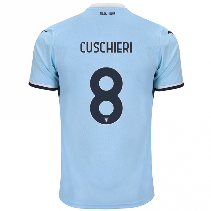 Enfant Football Maillot Rachel Cuschieri #8 Bleu Tenues Domicile 2024/25