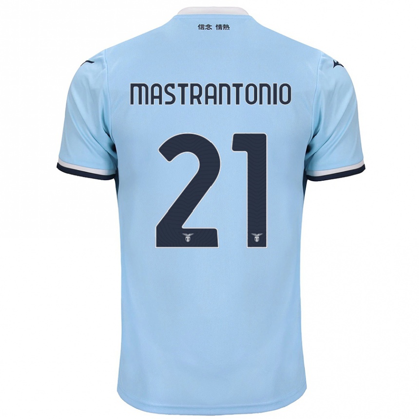 Enfant Football Maillot Ella Mastrantonio #21 Bleu Tenues Domicile 2024/25