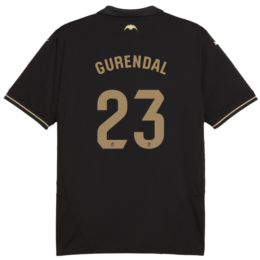 Enfant Football Maillot Alexander Gurendal #23 Noir Tenues Extérieur 2024/25