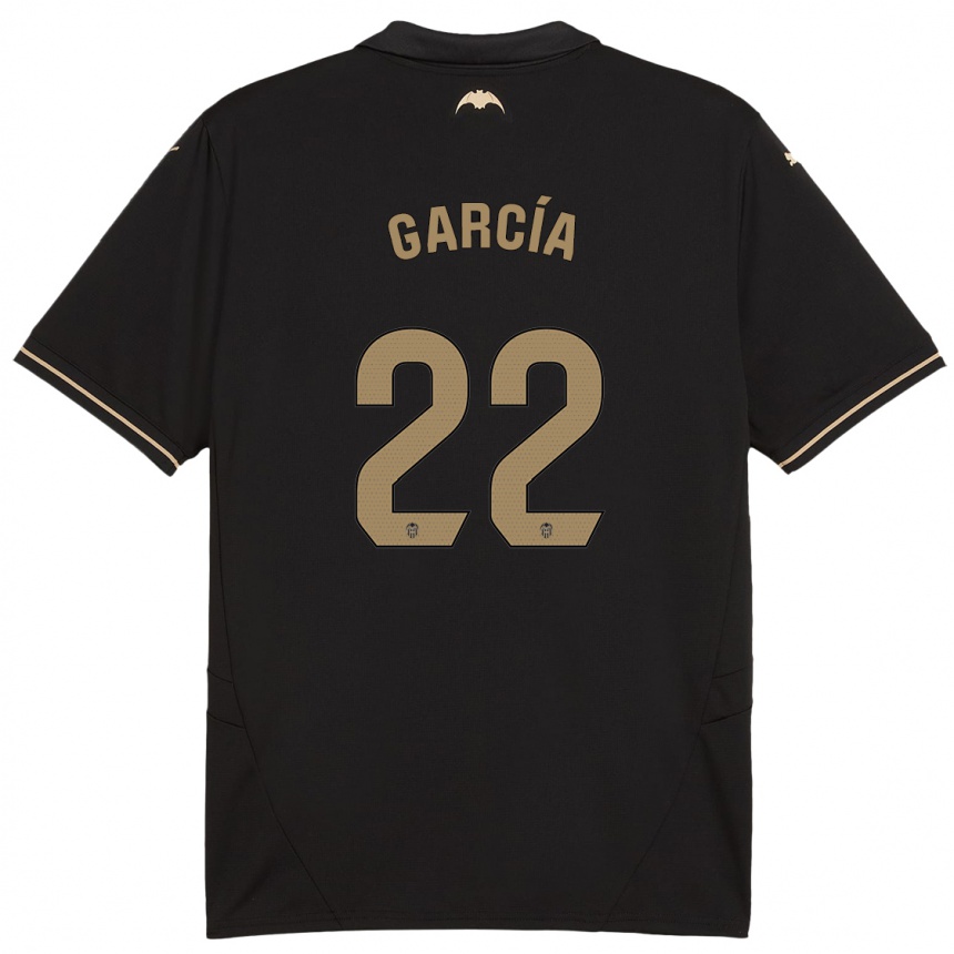 Enfant Football Maillot Azael García #22 Noir Tenues Extérieur 2024/25